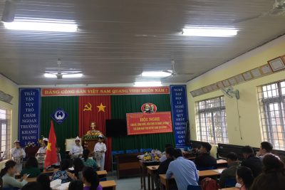 Hội nghị công nhân viên chức năm học 2022 -2023 và tọa đàm 20 – 10 ngày phụ nữ Việt Nam